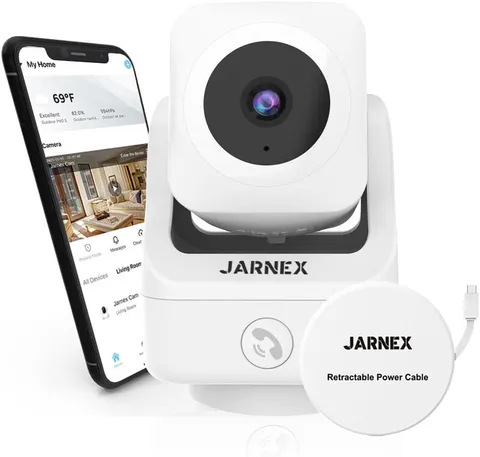 2K Indoor Pan Tilt 360 HD 2.4Ghz Wifi Home Security Camera, Baby/Pet Monitors, 2