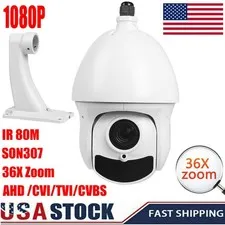 SONY307 36X Zoom 1080P 4 in 1 AHD/CVI/TVI/CVBS AHD PTZ Speed Dome Camera IR 80M
