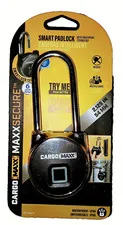 Cargo Maxx 081-95410 Cargo Maxx Fingerprint Padlock Long Shank