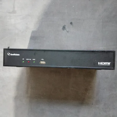 Used Geovision GV-SNVR0411 4-Ch 4K Network Video Recorder 4 PoE Ports w/2TB HDD