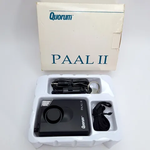 Quorum PAAL II Personal Attack Alarm Door Security Siren + Flash Light - NOS