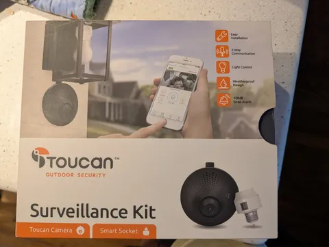 Toucan Outdoor Wi‑Fi Security Kit TSK100KU 1 Camera 2‑Way Audio Siren