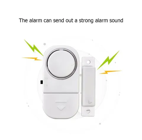 2x WIRELESS Home Window Door Burglar Security ALARM System Magnetic Sensor
