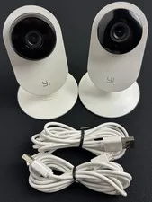 Lot Of 2 YI 1080p Home Camera For Indoor Security, Model YYS.2518 / YYS.2016