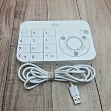 Ring Keypad 1st Gen Wireless Alarm Keypad for Ring Alarm Security w/ Adapter Cor