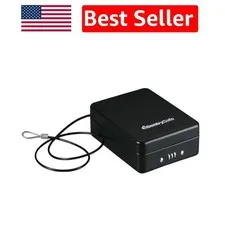 Durable Combination Lockbox for Office or Dorm – Protects Passport, Cash & More