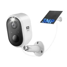 Solar Security Camera Outdoor Wireless, 5MP(3K) Color Night Vision, Battery P...
