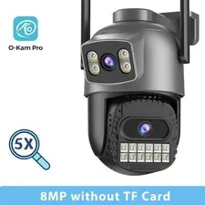 BESDER 15MP WiFi Security Camera Outdoor PTZ Dual Screen 10X Zoom AI Detection