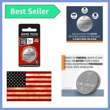 CR2032 Battery Compatible with 2nd Gen. Ring Alarm Contact Sensor - 1-PACK