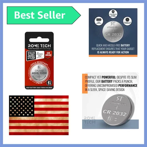CR2032 Battery Compatible with 2nd Gen. Ring Alarm Contact Sensor - 1-PACK