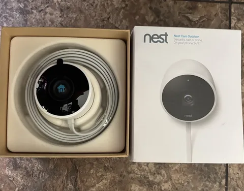 Google NEST Cam Outdoor Security Camera Model NC2100ES - Open Box