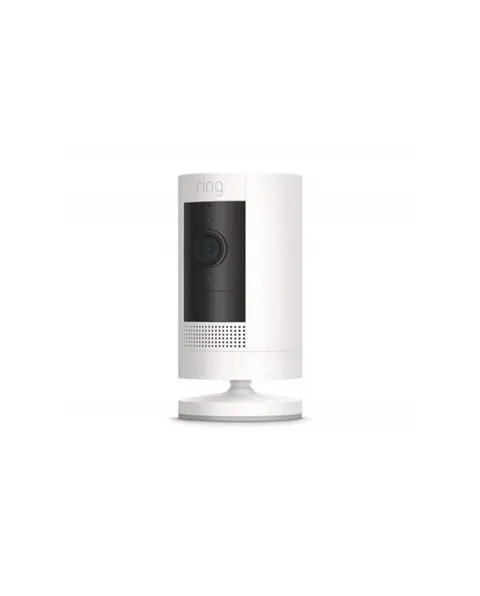Ring Stick Up Security Cam 3rd Gen HD Indoor Outdoor Wireless 2 way White