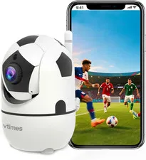 1080P Pan/Tilt Indoor Camera Wireless, Wifi Cameras for Home Security with Motio