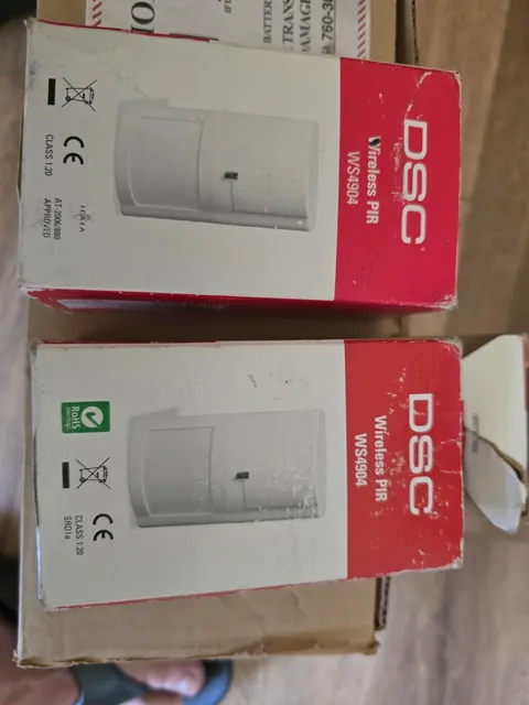 DSC WS4904P Wireless Motion Sensor - White