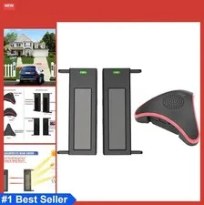 Solar Wireless Driveway Alarm System 1/4 Mile Range 190 Feet Outdoor