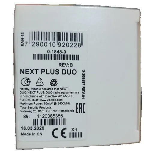 Visonic Next Duo K9-85 Dual Technology Motion Detector FAST FREE SHIPPING b
