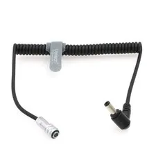Power Cable Fits BMPCC 4K Weipu 2 Pin Female to Right Angle DC Gold Mount