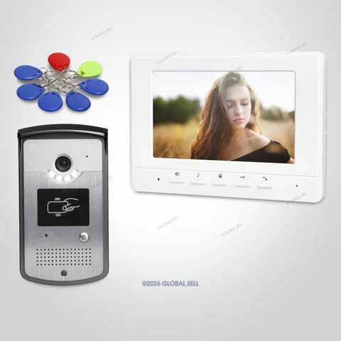 7inch Video Security Door Phone with Mute Mode for Home Security for House/ Flat