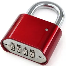 4-Digit Number Combination Padlock Waterproof Strong Hardened Suitable for Indoo