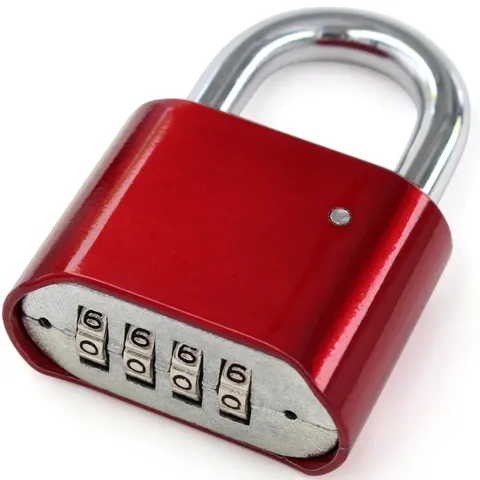 4-Digit Number Combination Padlock Waterproof Strong Hardened Suitable for Indoo