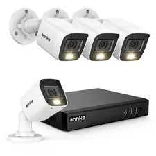 ANNKE 8CH 2MP Security Cameras 1080p Night Vision Outdoor
