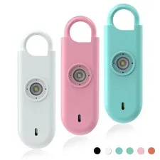 140dB Personal Safety Alarm for , 3 Pack Safe Alarm Protection Keychain with ...
