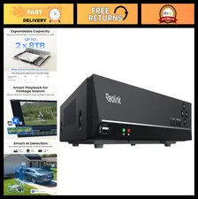 8CH Network Video Recorder for Home Security System | 24/7 Recording, PoE IP Cam