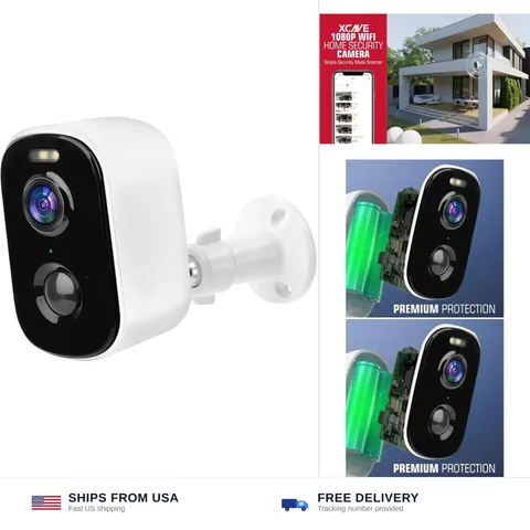 Home Security Cameras Wireless Outdoor No Subscription - WiFi Security Camera...