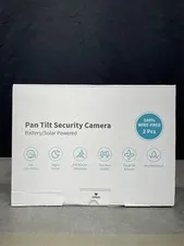 2K Solar Security Cameras Wireless Outdoor, 2PCS Outdoor Camera Wireless with  1