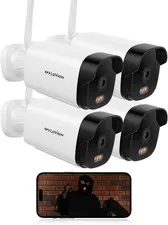 4K Outdoor Security Cameras,8Mp HD Cameras for Home Security with AI Human Detec