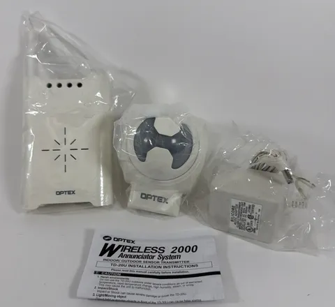 Optex RCTD20U 2000ft Wireless Driveway & Entry Alert Annunciator System Kit