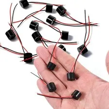 12 pcs YMD-12095 Electronic Buzzer Alarm 5V DC 12x9.5mm Continuous black 