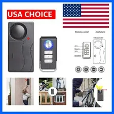 Wireless Anti-Theft Vibration Alarm, 110dB Loud Sensitivity Adjustable Motion...