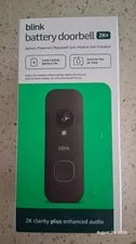 Brand New Blink Battery Doorbell (ADD ON) -Black / 2K+ Video / Alexa Compatible