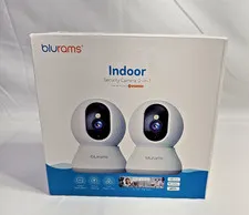 blurams 2.4G Cameras for Home Security, 2K Pet Camera with Phone App, 360*