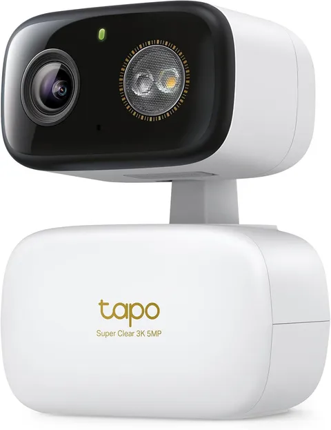 Tapo 3K 5MP Pan/Tilt Indoor/Outdoor Security Camera, Free Person/Vehicle/Baby Cr