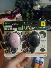 Safety Keychain Alarm And Flashlight Set Of 2 Brand New LOUD