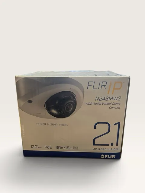 Flir IP Digimerge N243MW2 1080p WDR Audio Vandal Dome Camera 60ft Night Vision