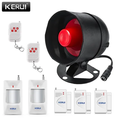 Loud 115dB Wireless Home Alarm System Full Kit Indoor Burglar Protection
