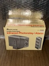 Vintage RadioShack Safe House Infrared Photorelay Alarm 49-307 Black Main Unit