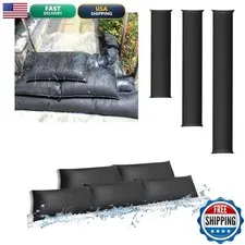 Estresen 3Ft-6Pack Water Leak Absorber Water Barrier Flooding Sandless Sandbags