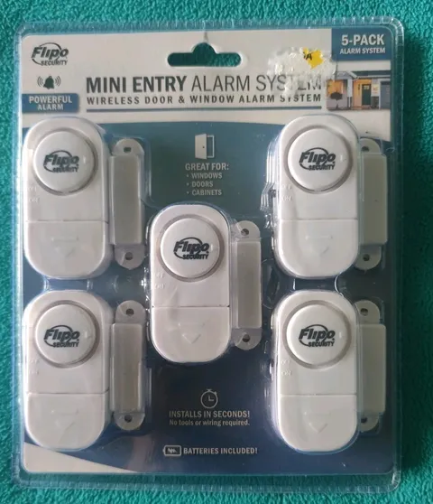 Flipo Mini Entry Alarm System 5-Pack Wireless Door & Window System (#1)