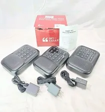 Hosmart 3 Pack Wireless Intercoms Upgraded Full Duplex System 1600ft Range HY811