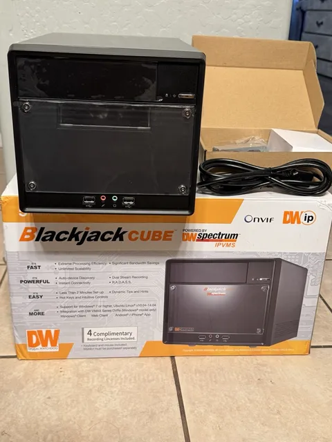 NEW Digital Watchdog DW-BJCUBE2T-LX Linux Based Blackjack Cube
