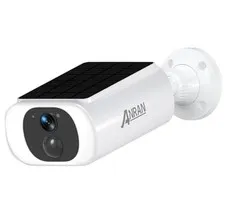 2 ANRAN Wireless Solar Battery Powered Wifi Home Security Camera System Outdoor 