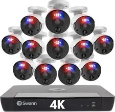 Swann SONVK-1689812-US 12 Camera 16CH 4K NVR Security System Open Box Sealed