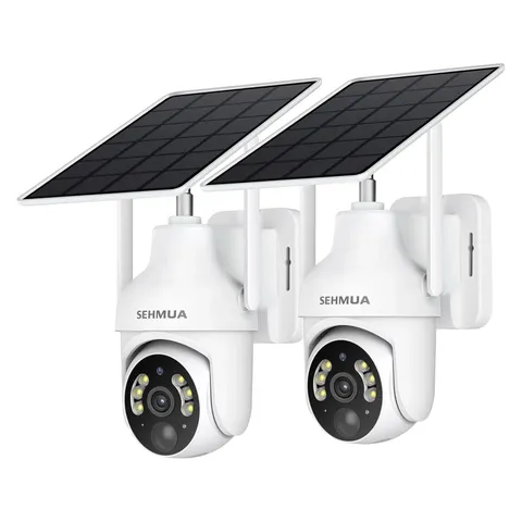 SEHMUA Solar Powered Wireless Pan/Tilt Security Cameras
