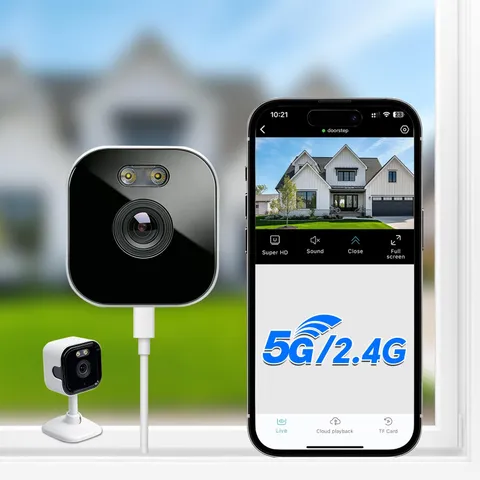 3MP 2K Window Camera, 2.4GHz & 5GHz WiFi Indoor Cameras for Home Security wit...