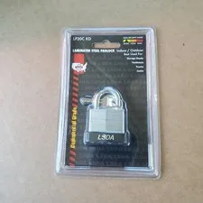 LSDA Laminated Steel Padlock No 025733 LP30C Gates Sheds Toolboxes Storage Ect