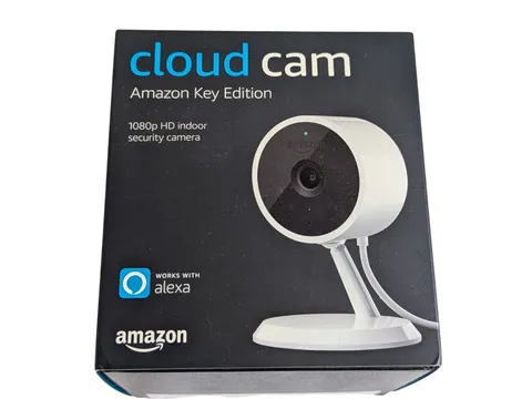 Amazon Cloud Cam Indoor Security Camera works with Alexa White 841667127033